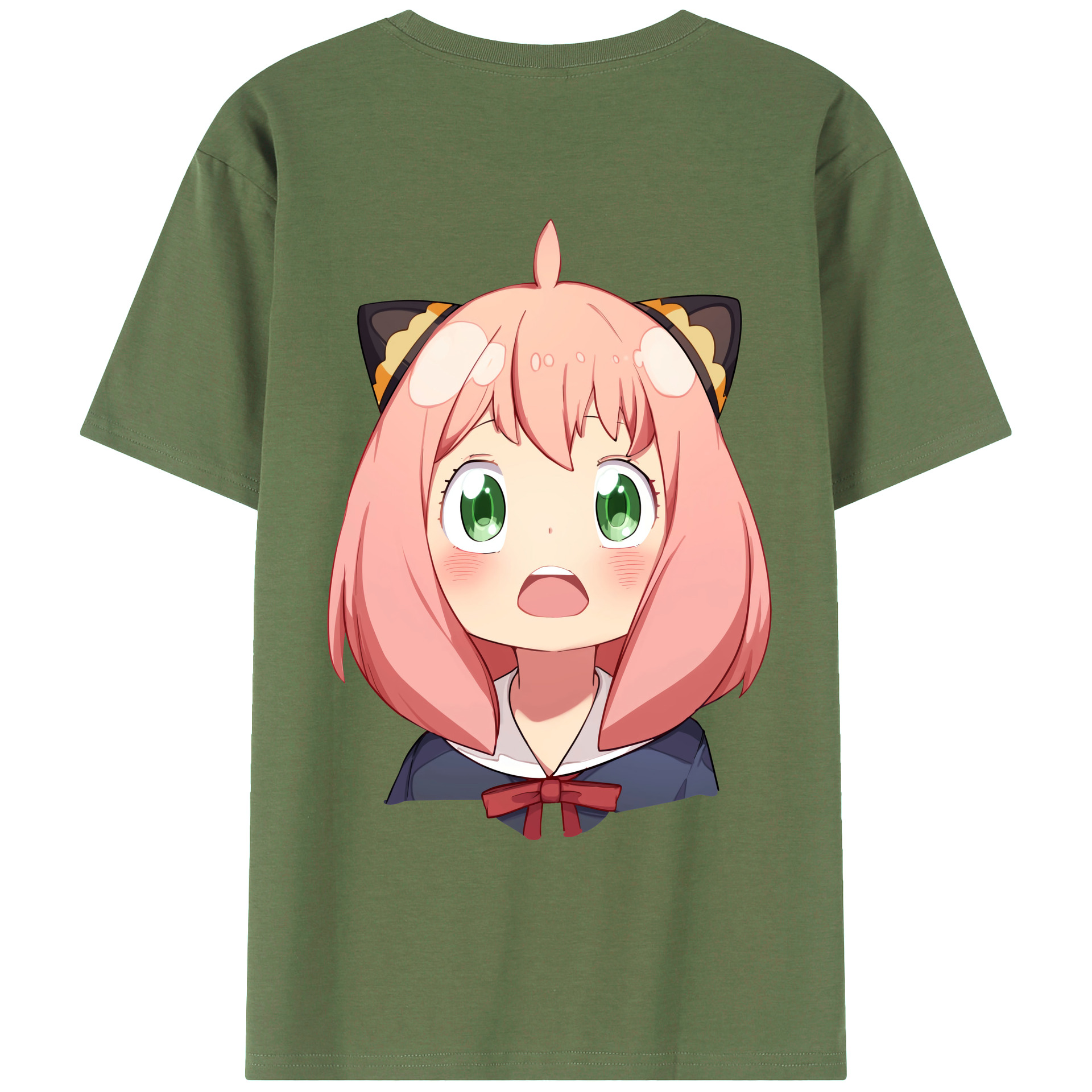 （画像用） SPY×FAMILY间谍家家酒 綿100％ メンズ半袖Tシャツ（バックプリント） 通気性